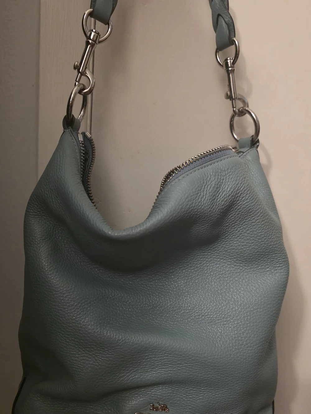 Coach pebbled leather